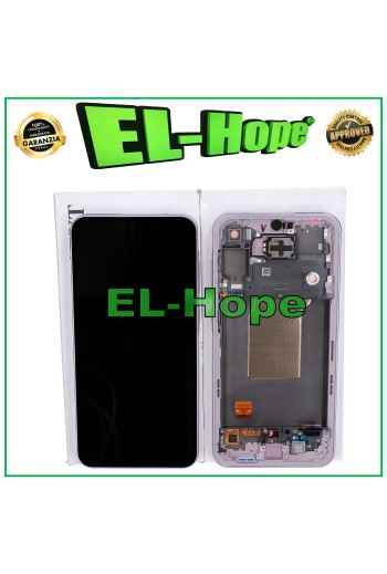 ORIGINAL OLED TOUCH DISPLAY SAMSUNG GALAXY A55 5G SM-A556 FRAME LAVENDER LILAC