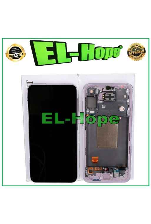 ORIGINAL OLED TOUCH DISPLAY SAMSUNG GALAXY A55 5G SM-A556 FRAME LAVENDER LILAC