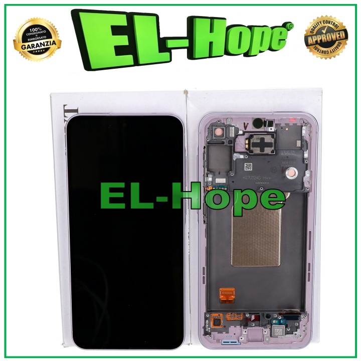 ORIGINAL TOUCH DISPLAY SAMSUNG A55 5G SM-A556 FRAME LAVENDER LILAC GH82-34305C