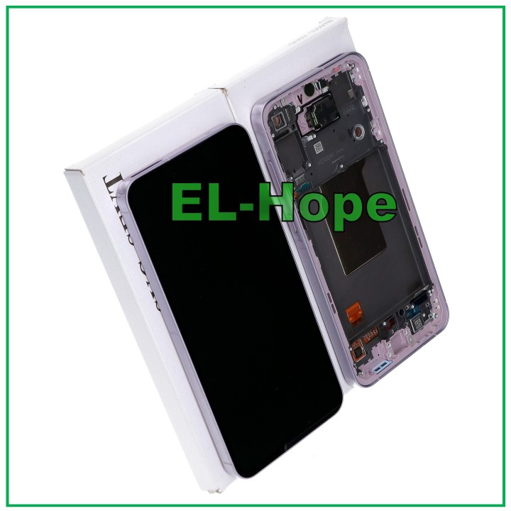 ORIGINAL TOUCH DISPLAY SAMSUNG A55 5G SM-A556 FRAME LAVENDER LILAC GH82-34305C