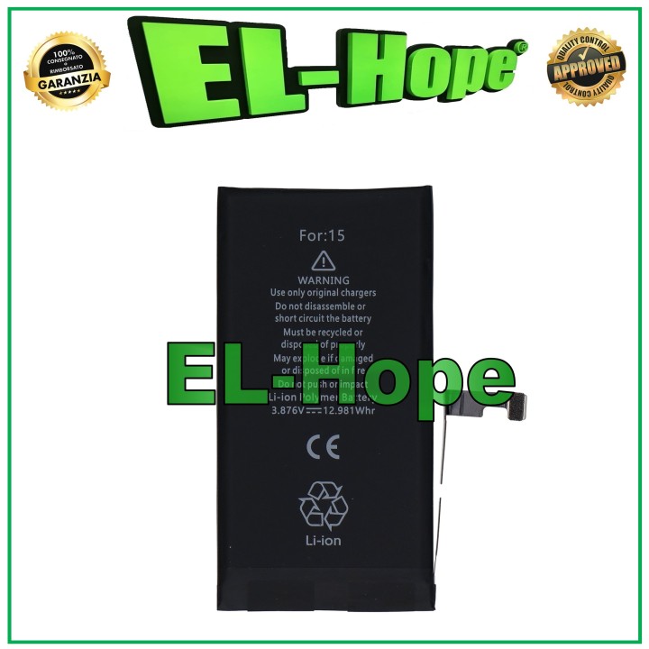 REPLACEMENT BATTERY FOR IPHONE 15 3349 mAh 4.47V A3090
