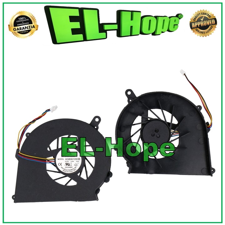 CPU FAN KSB06105HB FOR COMPAQ CQ58 G58 HP 650 NOTEBOOK 4 PIN