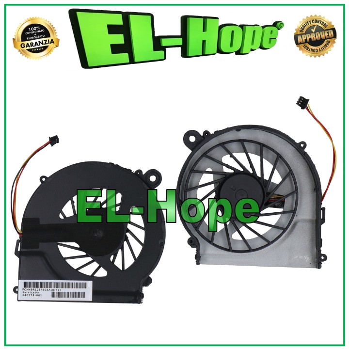 CPU FAN 646578-001 646577-001 FOR HP COMPAQ / PAVILION NOTEBOOK 3 PIN