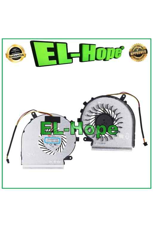 FAN CPU PAAD06015SL NOTEBOOK ACER MSI GE62 GE72 PE60 PE70 GL62 GL72 3PIN