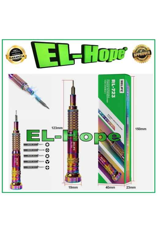 RELIFE RL-723 MAGNETIC TORQUE SCREWDRIVER INTERCHANGEABLE PRECISION TIPS