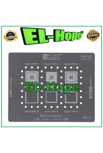 STENCIL REBALLING LAYER AMAOE EU1 FOR EXYNOS 8890B 5430B 7420B 8890A 5430A 7420A