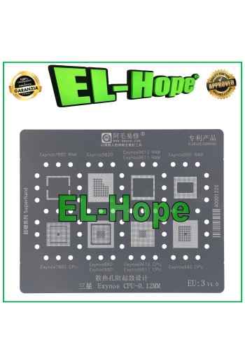 STENCIL REBALLING LAYER CPU AMAOE EU3 FOR EXYNOS 7885 9820 9610 9611 990 RAM