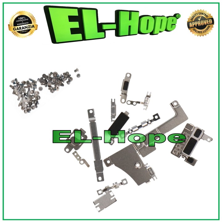COMPLETE KIT SET SCREWS SUPPORTS BRACKETS INTERNAL SCREENS FOR IPHONE 15 PLUS