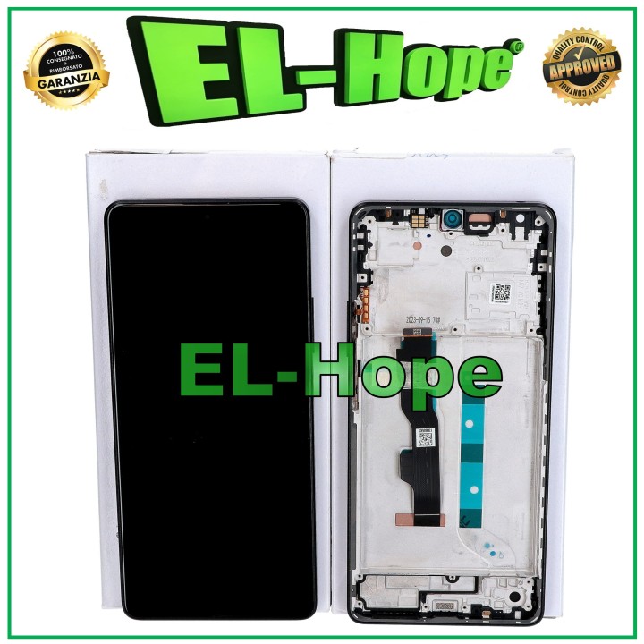 TOUCH DISPLAY + ORIGINAL FRAME SERVICE XIAOMI REDMI NOTE 13 5G 2312DRAABC BLACK