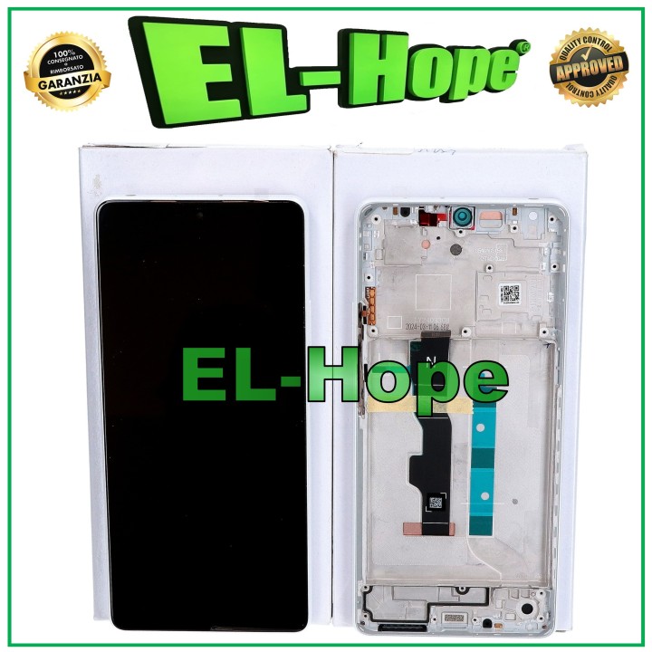 TOUCH FRAME DISPLAY ORIGINAL SERVICE XIAOMI REDMI NOTE 13 5G 2312DRAABC WHITE