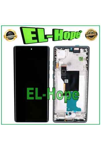 OLED DISPLAY FOR MOTOROLA MOTO EDGE 50 FUSION LCD TOUCH SCREEN BLUE FRAME SCREEN