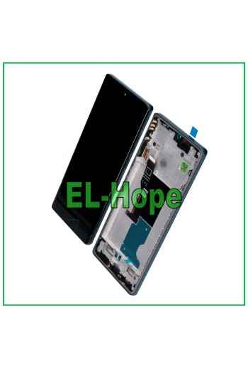 OLED DISPLAY FOR MOTOROLA MOTO EDGE 50 FUSION LCD TOUCH SCREEN BLUE FRAME SCREEN