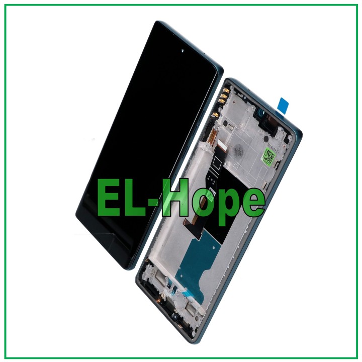 OLED DISPLAY FOR MOTOROLA MOTO EDGE 50 FUSION XT2429 LCD TOUCH SCREEN FRAME BLUE