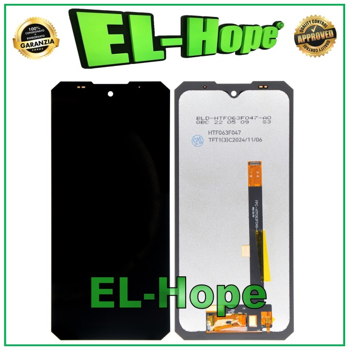 LCD DISPLAY FOR DOOGEE S89 / S89 PRO TOUCH SCREEN GLASS MONITOR ASSEMBLED BLACK