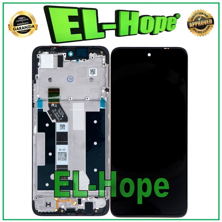 DISPLAY FRAME LCD FOR MOTOROLA MOTO G35 XT2433 XT2433-2 TOUCH GLASS ASSEMBLY