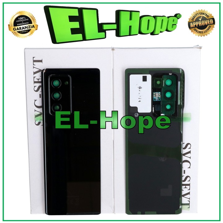 ORIGINAL SAMSUNG GALAXY Z FOLD 2 5G SM-F916B BLACK REAR BATTERY COVER