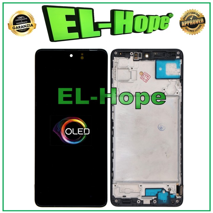 OLED LCD DISPLAY FRAME FOR SAMSUNG GALAXY M62 F62 SM-M625F TOUCH SCREEN BLACK