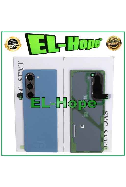 ORIGINAL SAMSUNG GALAXY Z FOLD 5 5G SM-F946B BLUE REAR BATTERY COVER