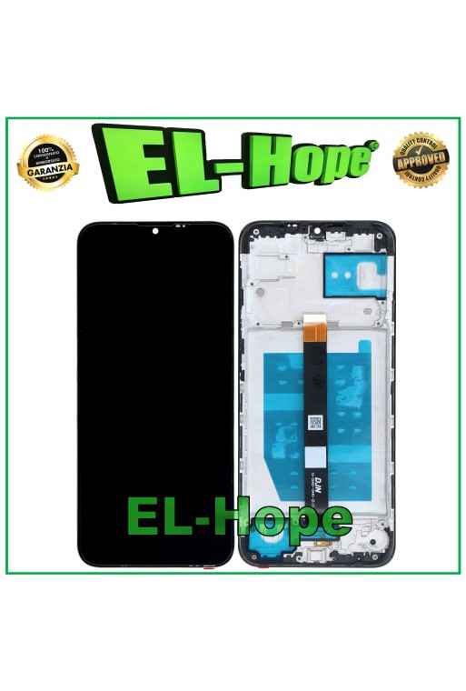 LCD DISPLAY + FRAME TOUCH SCREEN FOR MOTOROLA MOTO ONE FUSION XT2073 BLACK GLASS
