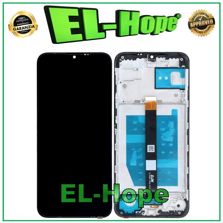 LCD DISPLAY + FRAME TOUCH SCREEN FOR MOTOROLA MOTO ONE FUSION XT2073 BLACK GLASS