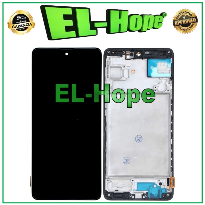TFT LCD DISPLAY + FRAME FOR SAMSUNG GALAXY M62 F62 SM-M625F TOUCH SCREEN BLACK