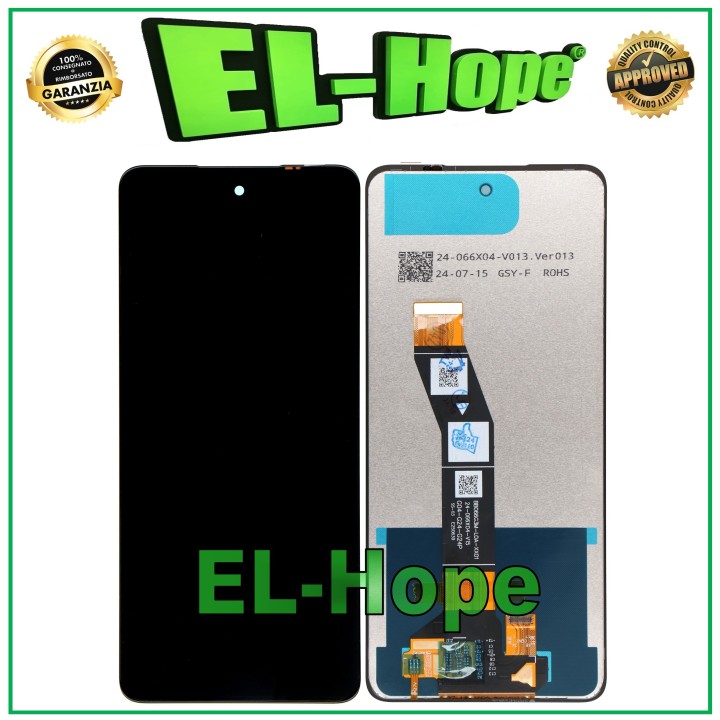 LCD DISPLAY FOR MOTOROLA MOTO E14 TOUCH SCREEN GLASS SCREEN ASSEMBLED BLACK