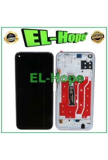 LCD DISPLAY + FRAME FOR HUAWEI P40 LITE JNY-L21A LX1 TOUCH SCREEN SILVER GLASS