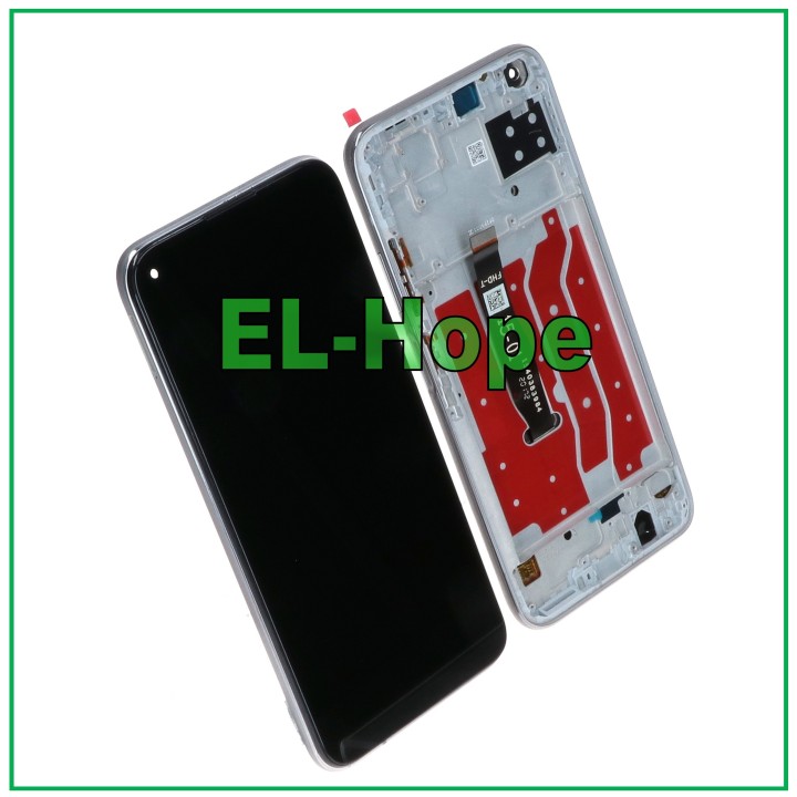 LCD DISPLAY + FRAME FOR HUAWEI P40 LITE JNY-L21A LX1 TOUCH SCREEN SILVER GLASS