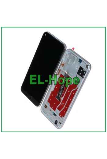 LCD DISPLAY + FRAME FOR HUAWEI P40 LITE JNY-L21A LX1 TOUCH SCREEN SILVER GLASS