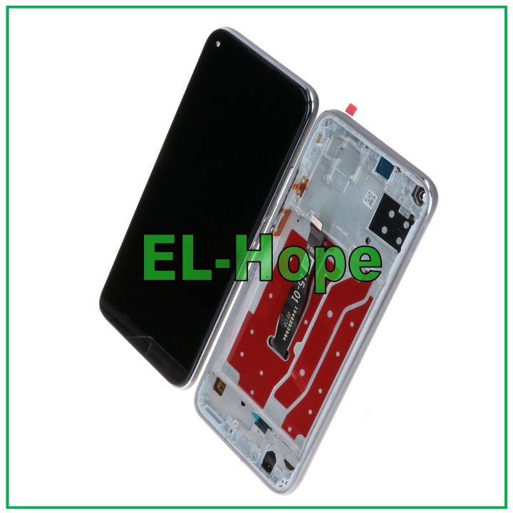 LCD DISPLAY + FRAME FOR HUAWEI P40 LITE JNY-L21A LX1 TOUCH SCREEN SILVER GLASS