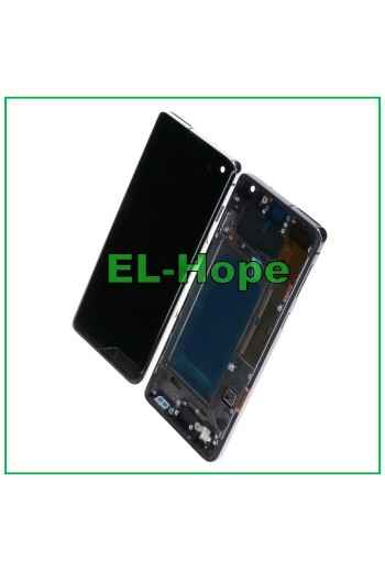 OLED LCD DISPLAY + FRAME FOR SAMSUNG GALAXY S10 SM-G973F TOUCH SCREEN BLACK GLASS