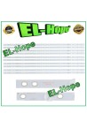 KIT 10 5 LED STRIP BARS FOR 55  TV AKAI DS55M7B-DS02-V01 DSBJ-WG LB878 L530mm