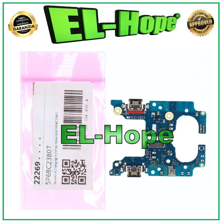 ORIGINAL MOTOROLA MOTO G24 XT2423-1 SERVICE DOCK CHARGING CONNECTOR