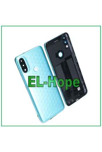 ORIGINAL MOTOROLA MOTO E20 XT-2155 SERVICE BATTERY COVER BLUE BACK