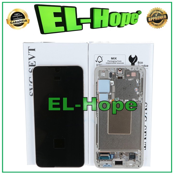 ORIGINAL LCD TOUCH DISPLAY SAMSUNG S24 5G SM-S921 AMBER YELLOW GH82-33287D