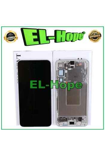 ORIGINAL TOUCH FRAME LCD DISPLAY SAMSUNG GALAXY S24 PLUS 5G SM-S926 MARBLE GRAY