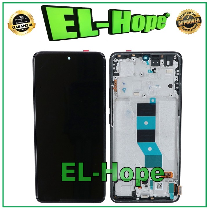 OLED LCD DISPLAY FRAME FOR XIAOMI REDMI NOTE 14 5G 24094RAD4G TOUCH SCREEN BLACK