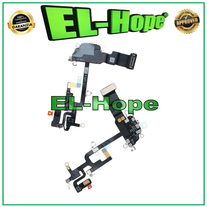 FLAT FLEX CABLE MODULE FOR IPHONE 15 PRO SIGNAL ANTENNA WIFI WLAN + MICROPHONE