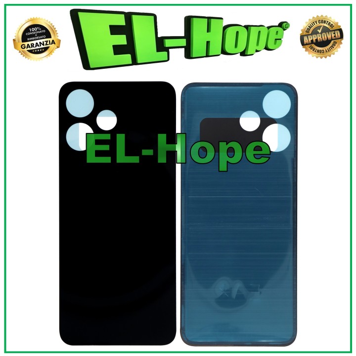 BATTERY COVER FOR XIAOMI REDMI 12 5G BLACK BACK CASE COVER