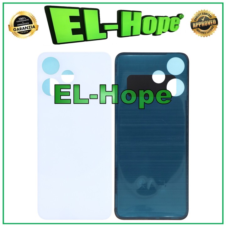 BATTERY COVER FOR XIAOMI REDMI 12 5G WHITE BACK CASE COVER