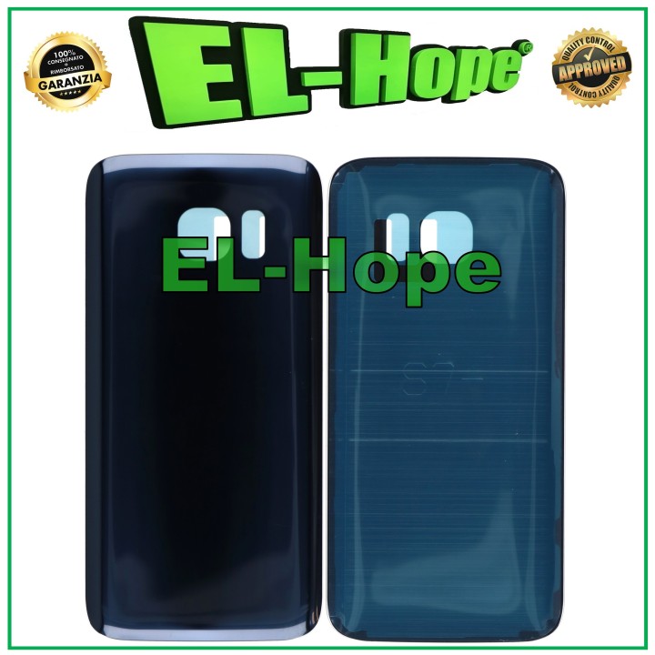 BATTERY COVER FOR SAMSUNG GALAXY S7 SM-G930 GLASS BODY CASE BACK BLACK