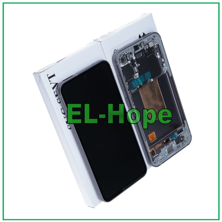 ORIGINAL FRAME LCD DISPLAY SAMSUNG S23 FE 5G SM-S711 TOUCH BLACK GH82-32854A