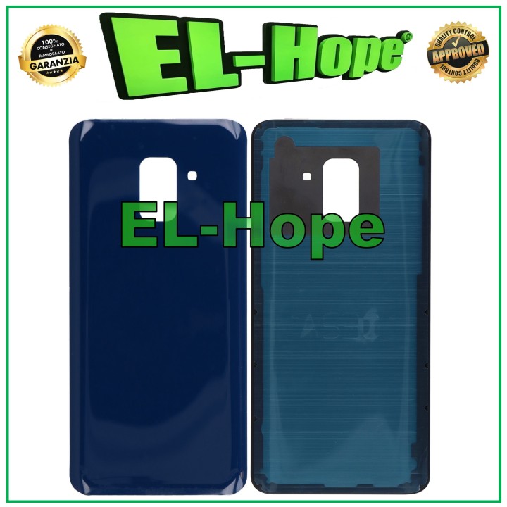 BATTERY COVER FOR SAMSUNG GALAXY A8 2018 SM-A530 GLASS BACK BODY BLUE