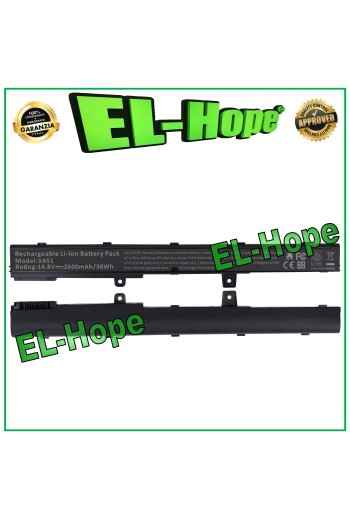 ASUS X451 NOTEBOOK PC BATTERY 2600 mAh 14.8V / 38Wh BLACK EQUAL TO ORIGINAL