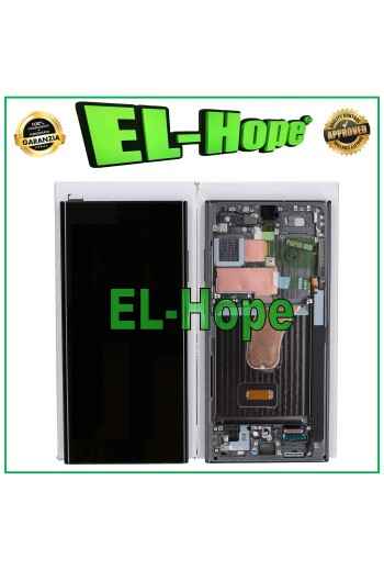 ORIGINAL SERVICE LCD TOUCH DISPLAY SAMSUNG GALAXY S23 ULTRA SM-S918 GREEN GREEN