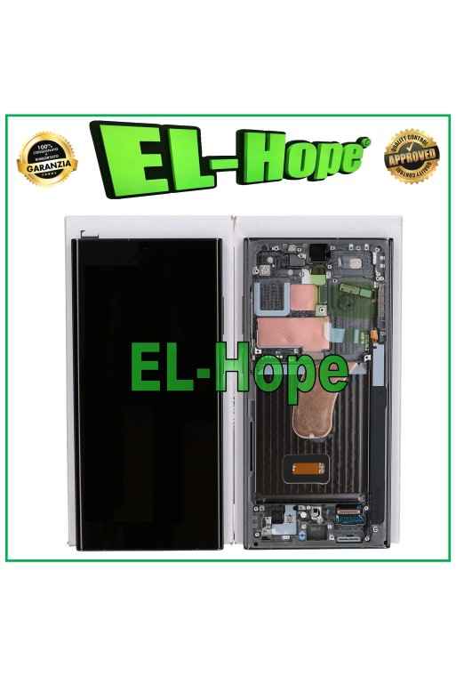 ORIGINAL SERVICE LCD TOUCH DISPLAY SAMSUNG GALAXY S23 ULTRA SM-S918 GREEN GREEN