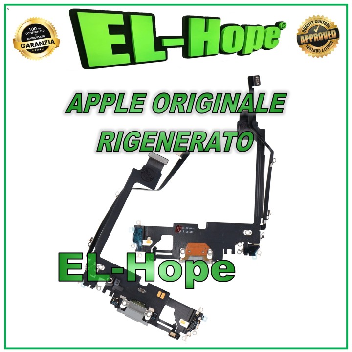 ORIGINAL APPLE IPHONE 12 PRO MAX WHITE REFURBISHED CHARGING CONNECTOR FLAT