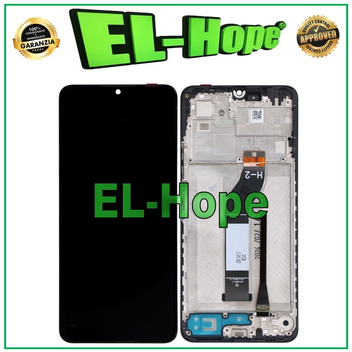 DISPLAY FRAME FOR XIAOMI REDMI 13C 23100RN82L / POCO C65 2310FPCA4G TOUCH rev H2