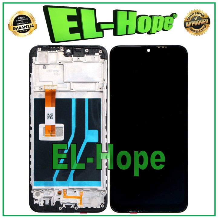 LCD DISPLAY + FRAME FOR OPPO A1K CPH1923 TOUCH SCREEN GLASS SCREEN BLACK