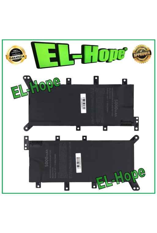 ASUS X555 NOTEBOOK PC BATTERY 5000 mAh 7.6V / 38Wh BLACK EQUAL TO ORIGINAL